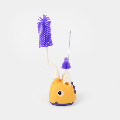 Rotating Feeding Bottle Silicon Brush