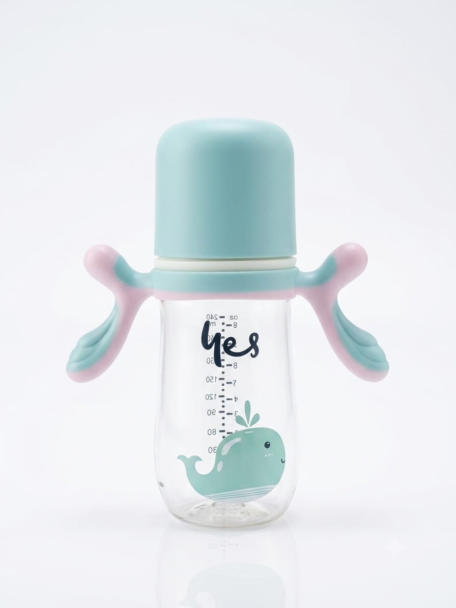 Yes Colic Free Acrylic Feeding Bottle 240ml