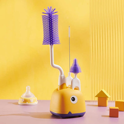 Rotating Feeding Bottle Silicon Brush