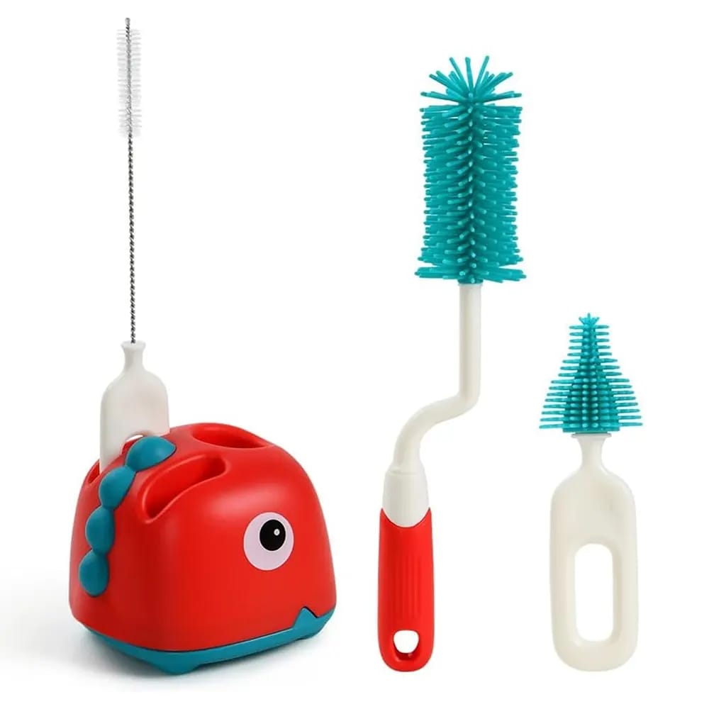 Rotating Feeding Bottle Silicon Brush