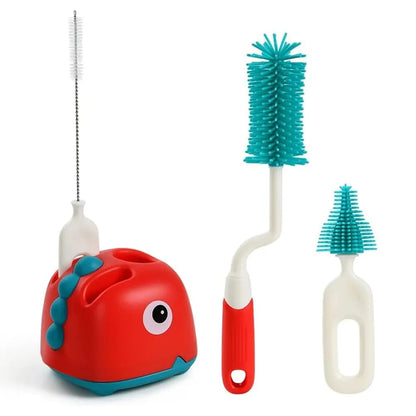 Rotating Feeding Bottle Silicon Brush