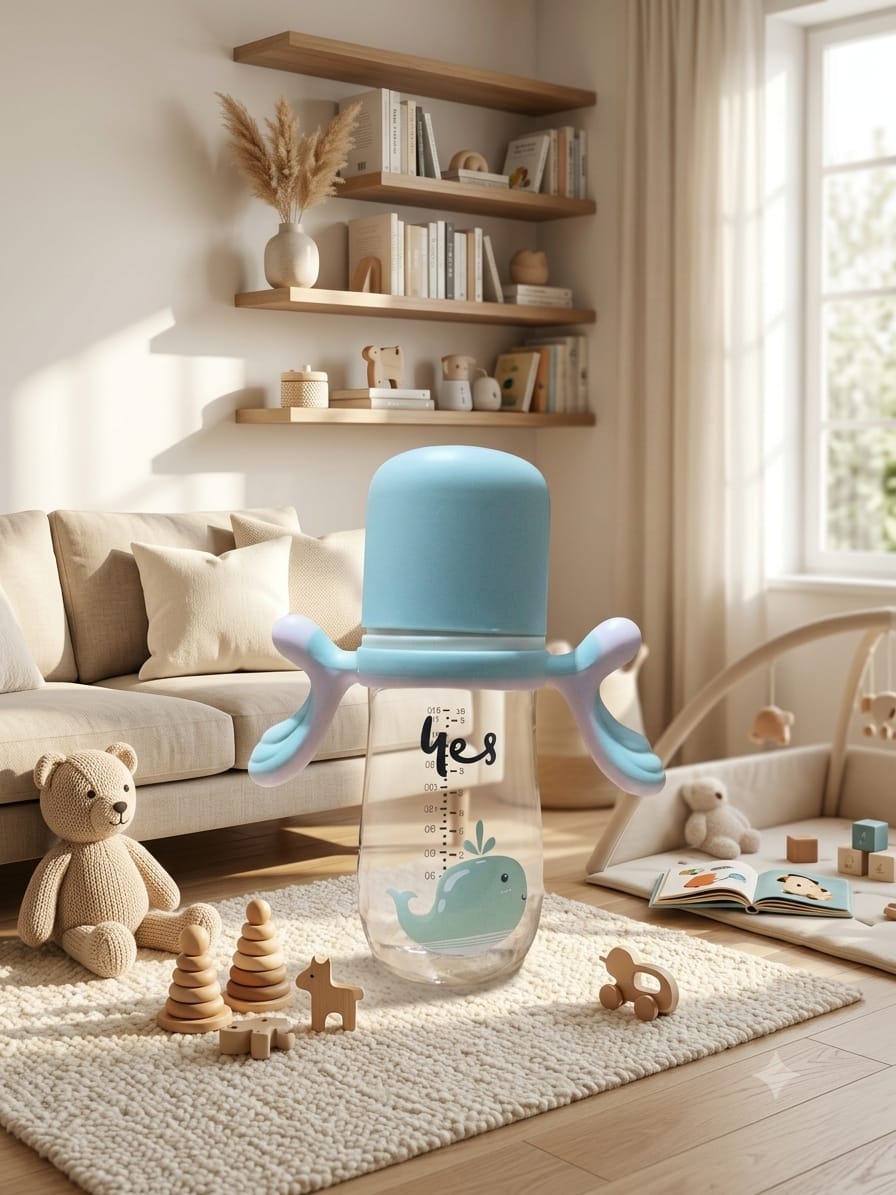 Yes Colic Free Acrylic Feeding Bottle 240ml