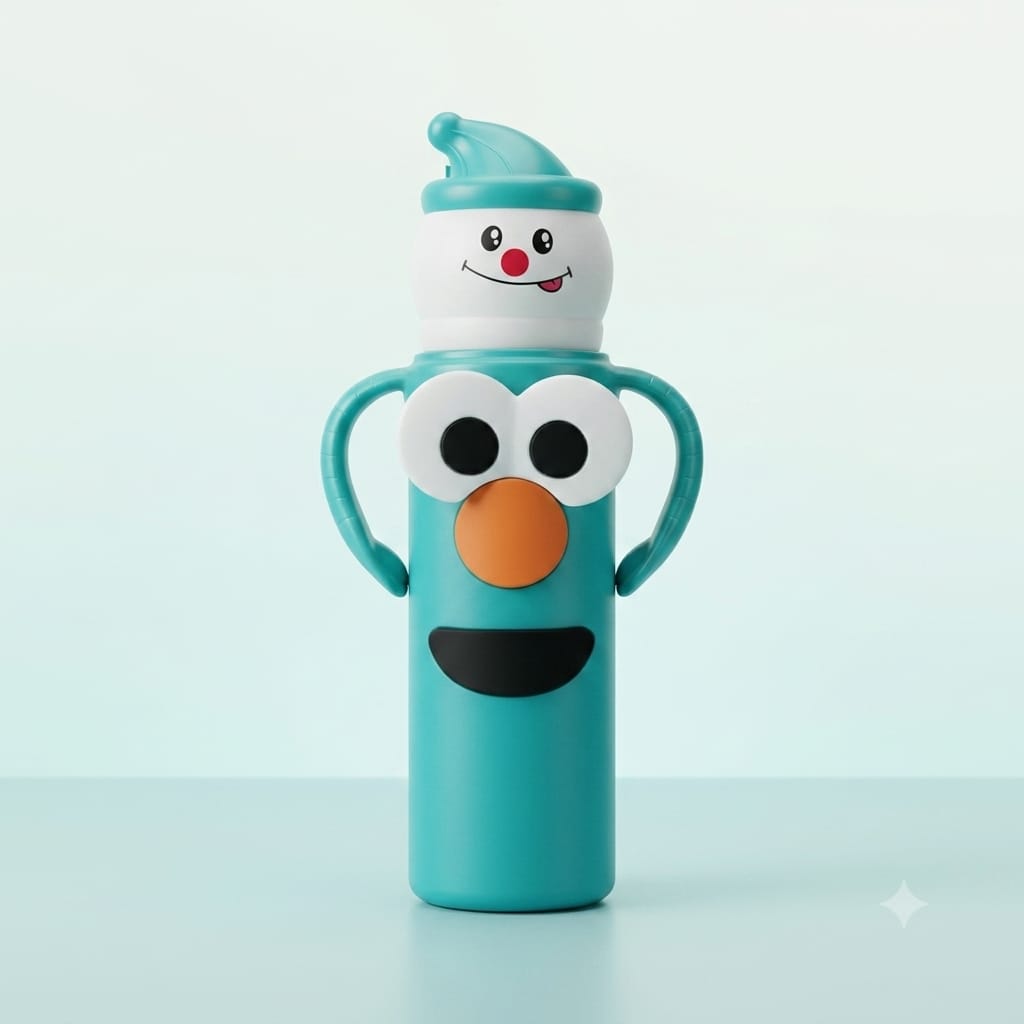 Santa Glass Bottle 240ml Regular Neck