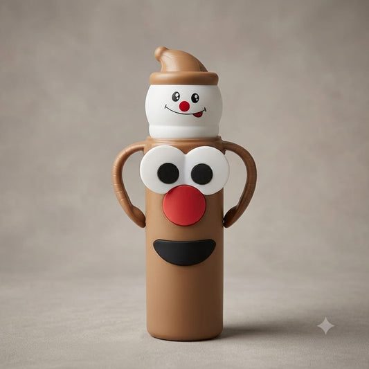Santa Glass Bottle 240ml Regular Neck