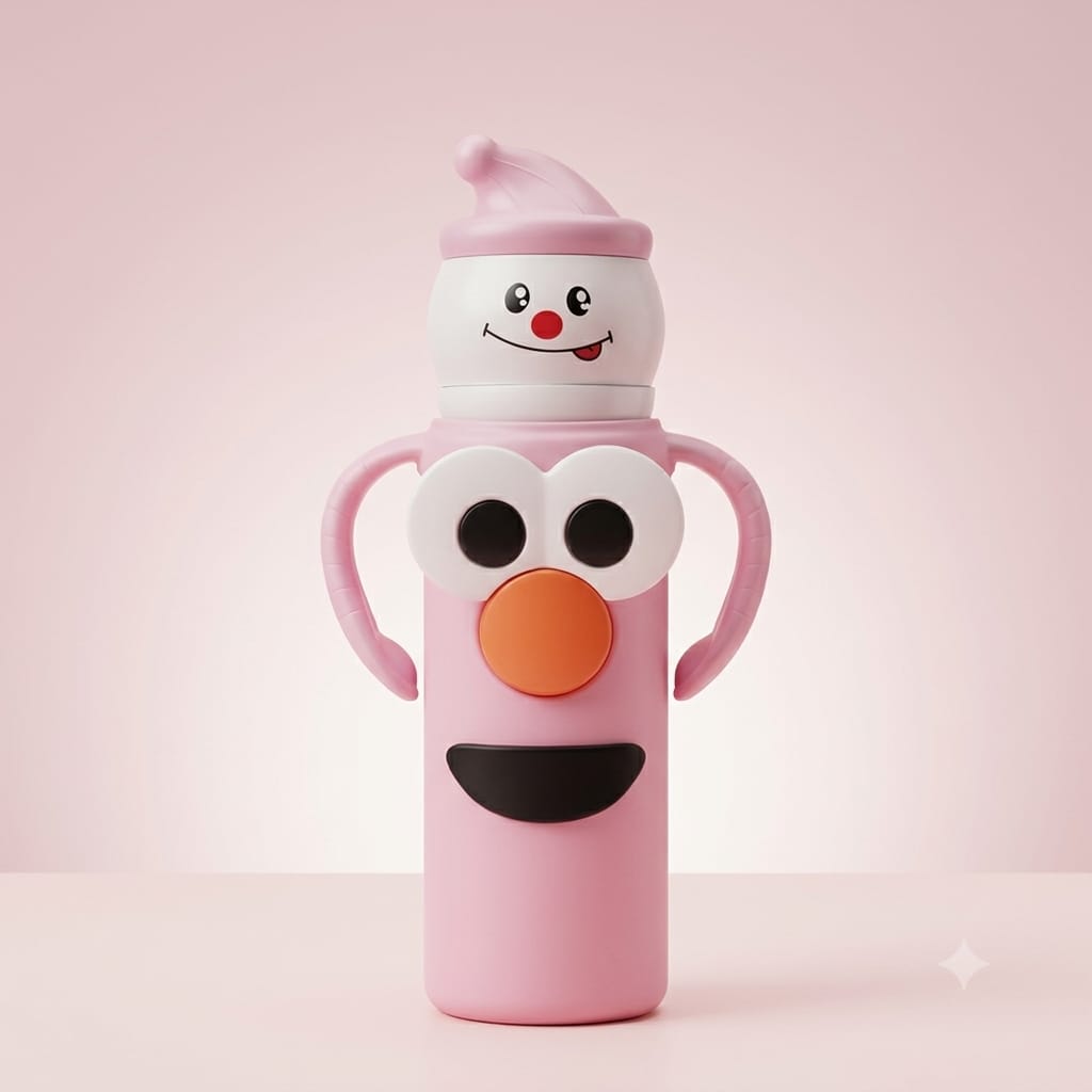 Santa Glass Bottle 240ml Regular Neck