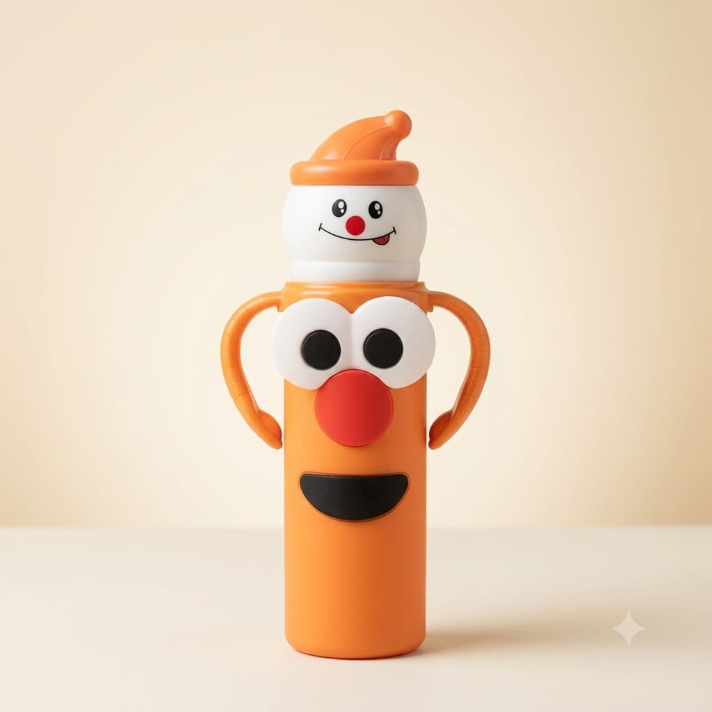 Santa Glass Bottle 240ml Regular Neck