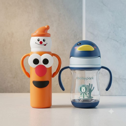 Babypark Sipper and Santa Glass Feeder
