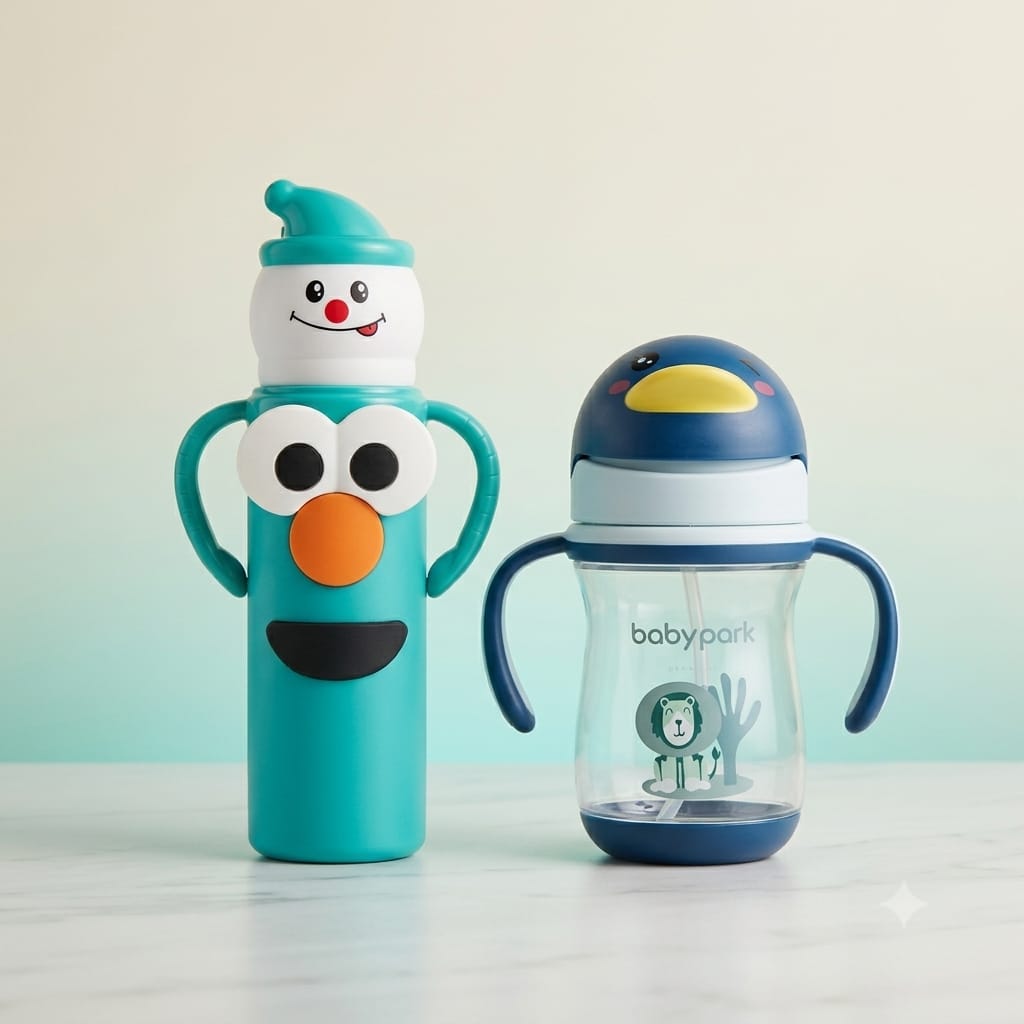 Babypark Sipper and Santa Glass Feeder