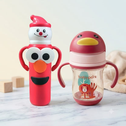 Babypark Sipper and Santa Glass Feeder