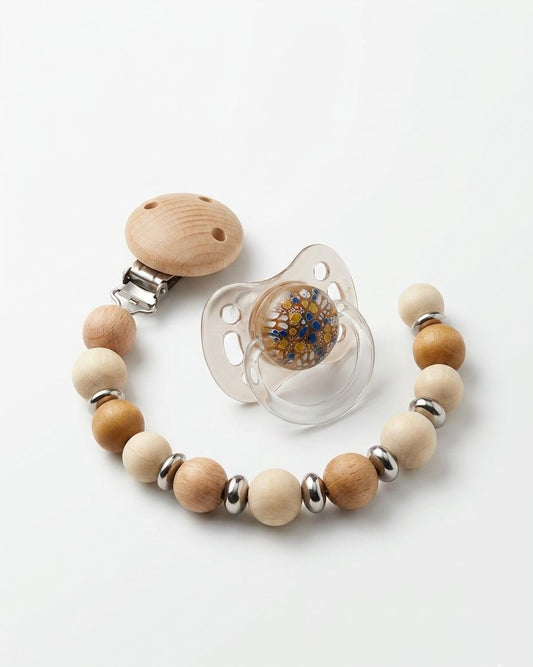 Pretty Baby Pacifier With Chain