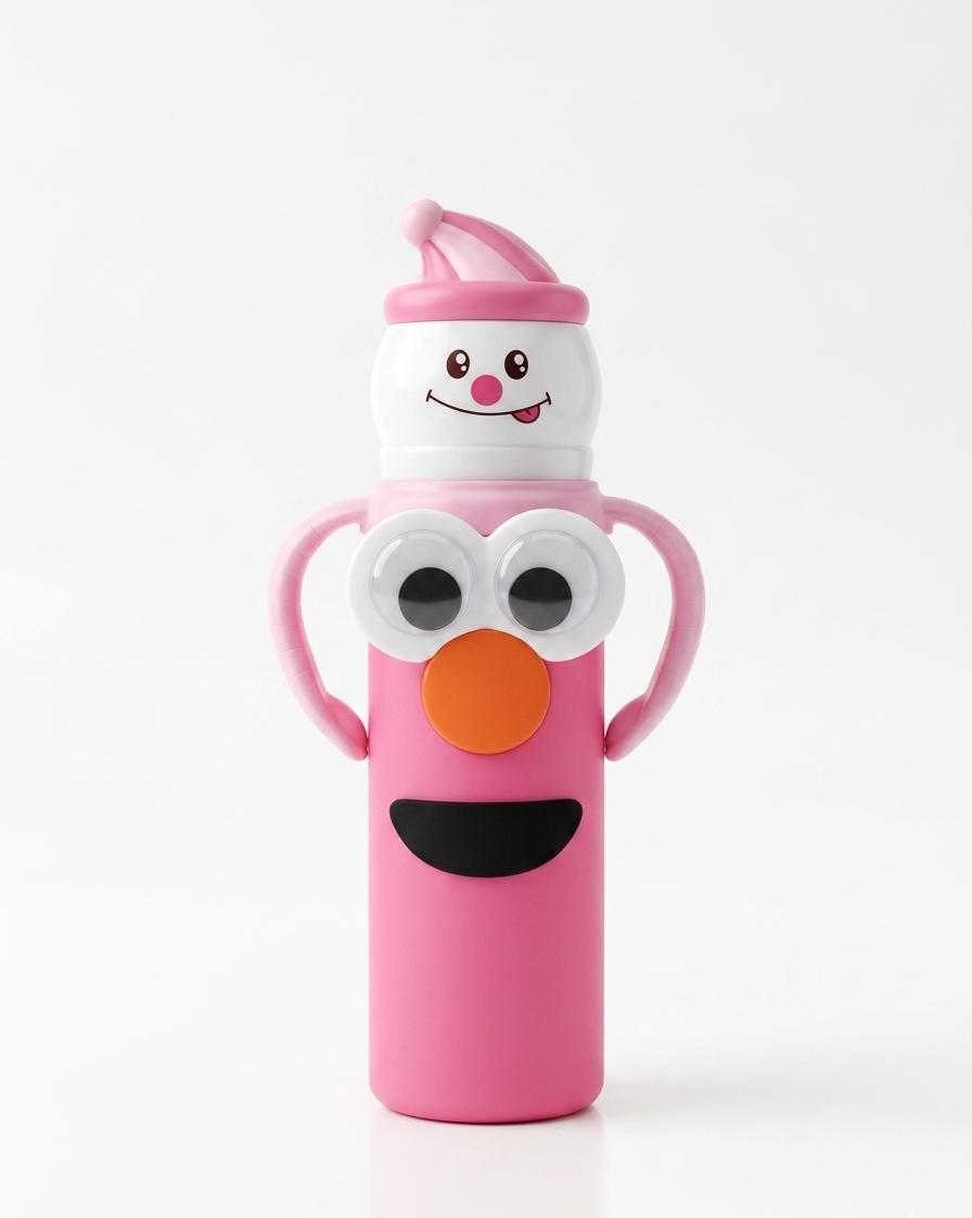 Santa Glass Bottle